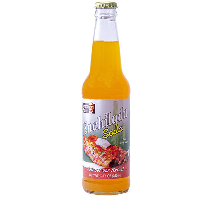 Lester's Fixins Enchilada Soda 12 oz Bottle