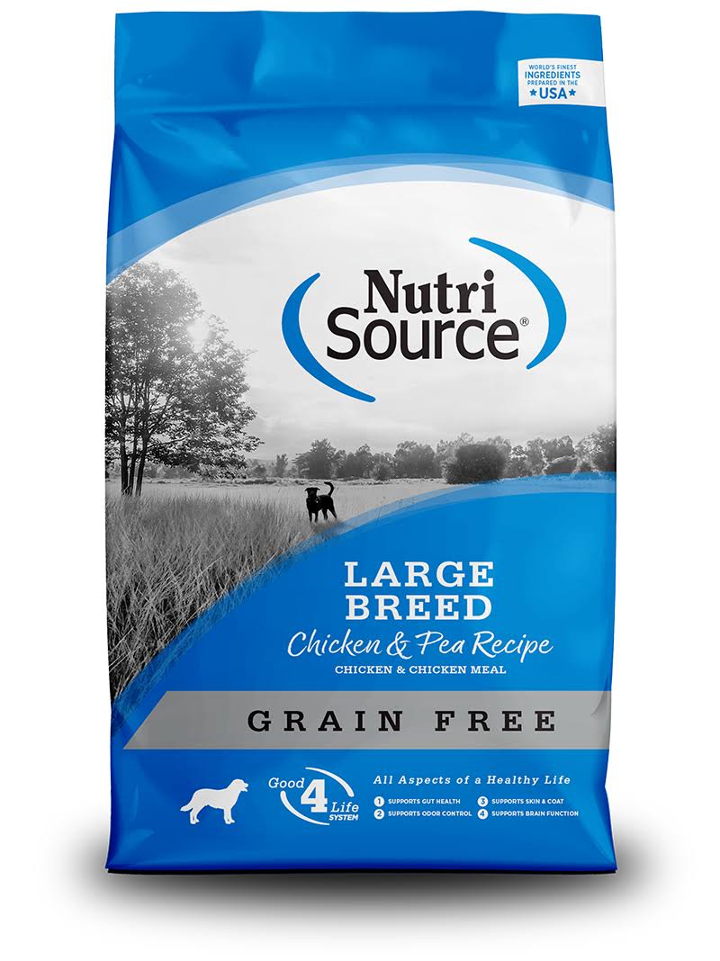 Nutrisource Grain-Free Chicken Pea Large Breed Dry Dog Food 30 lb