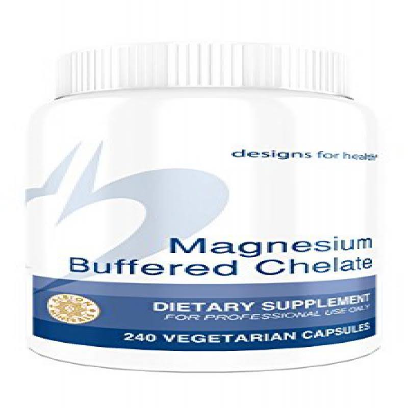 Designs For Health Magnesium Buffered Chelate Dietary Supplement - 240 Capsules
