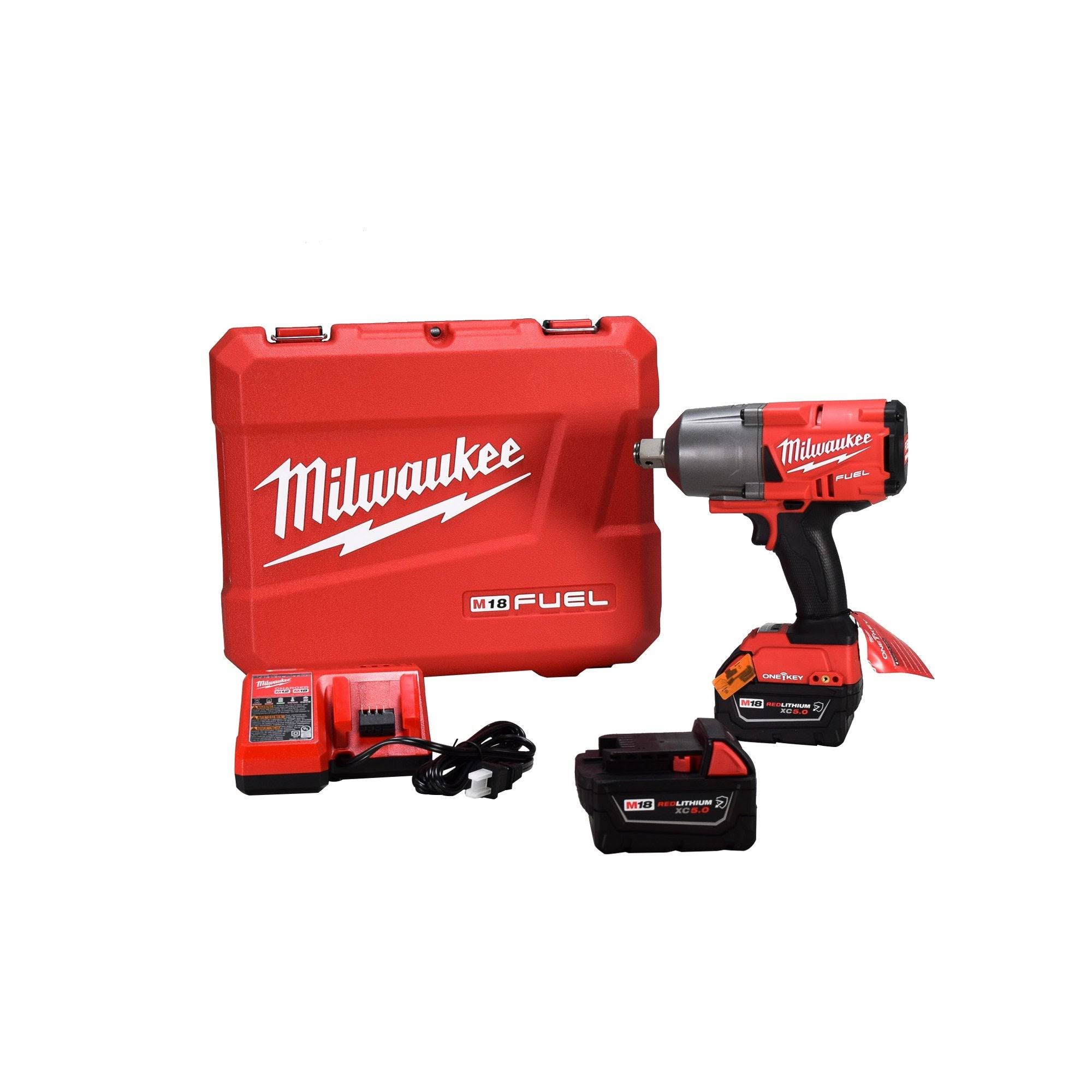 Milwaukee 2864-22R M18 FUEL W/ ONE-KEY High Torque Impact Wrench 3/4" Friction Ring Kit