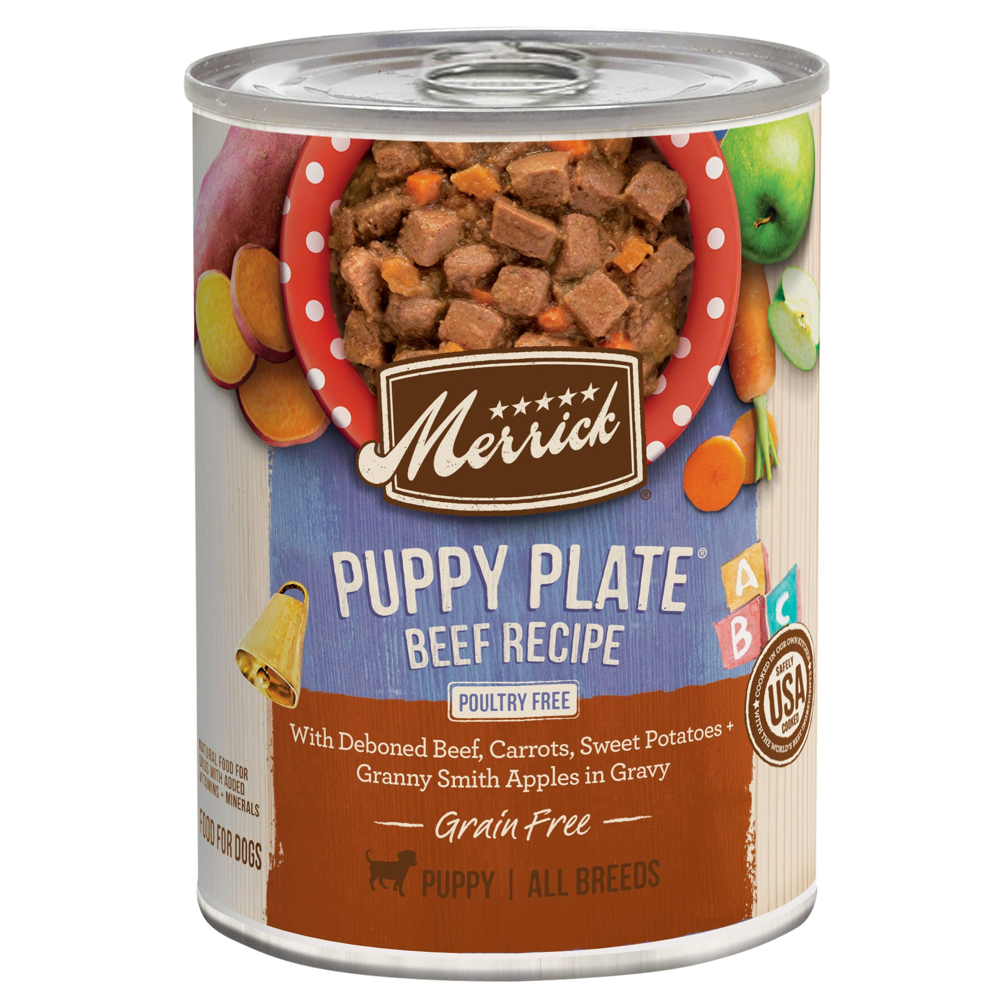 Merrick Puppy Beef Plate Grain-Free Canned Dog Food
