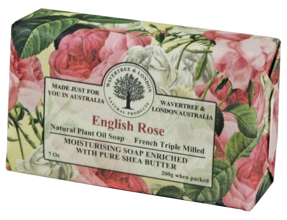 Wavetree & London French Triple Milled Soap - English Rose, 200g