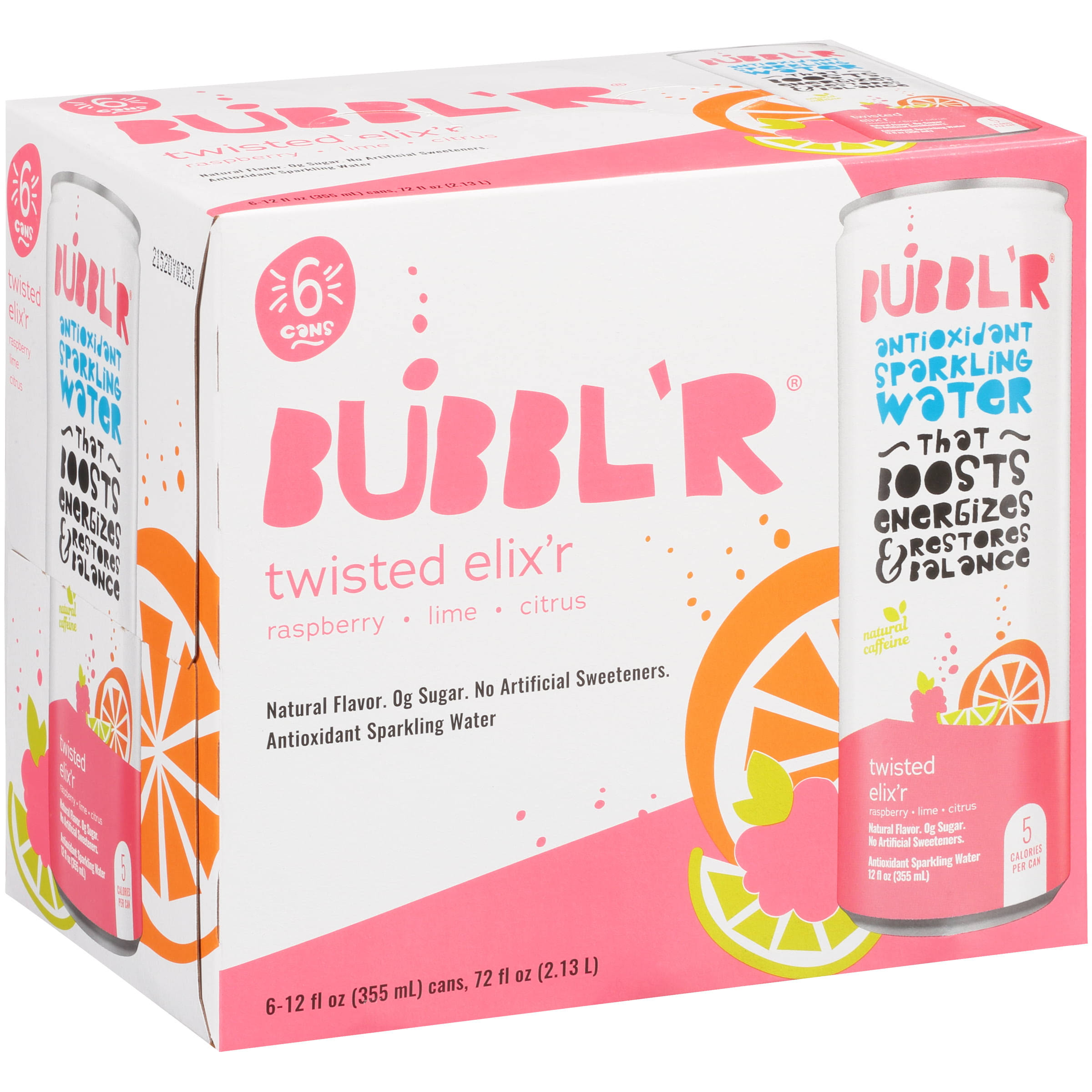 BUBBL'R Twisted elix'r Antioxidant Sparkling Water - 12 fl oz