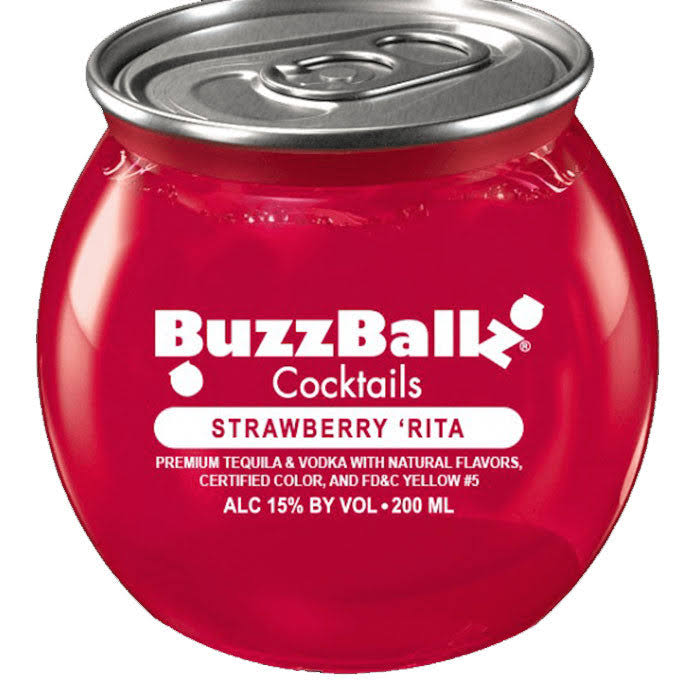 Buzzballz Rum Drink - Strawberry, 200ml