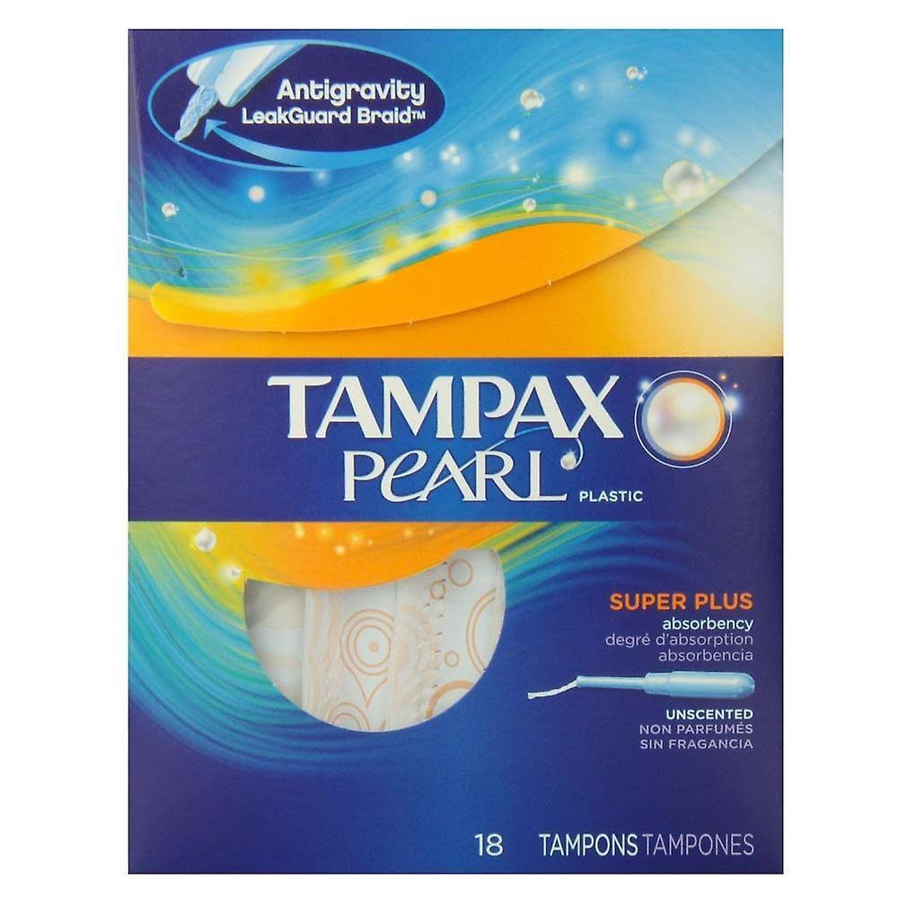 Tampax Pearl Tampons - Super Plus, x18
