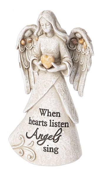 Ganz ER65741 Memorial Pebble Angel Figurines Set of 4