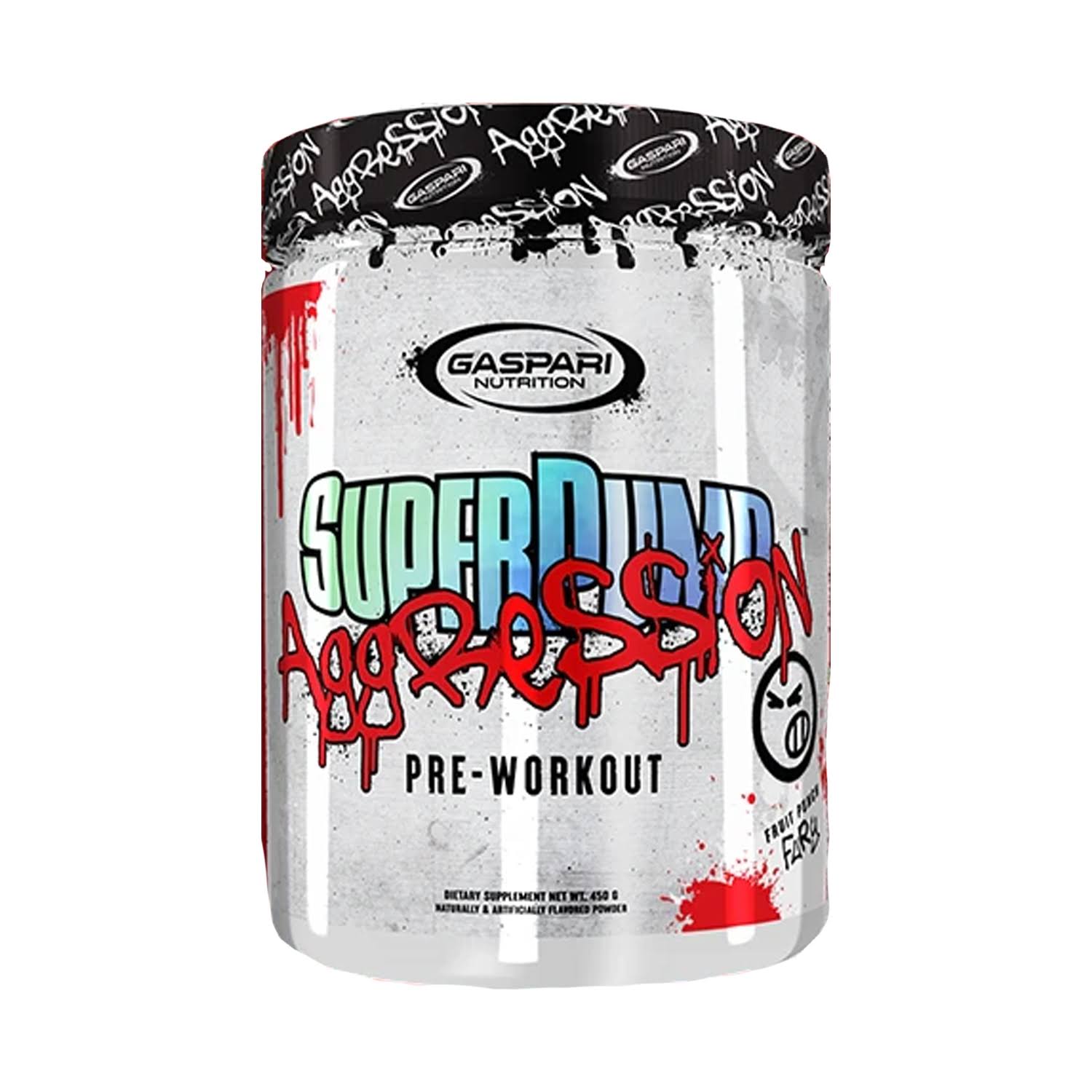 Gaspari Nutrition SuperPump Aggression Pre-Workout Fruit Punch Fury 450 G