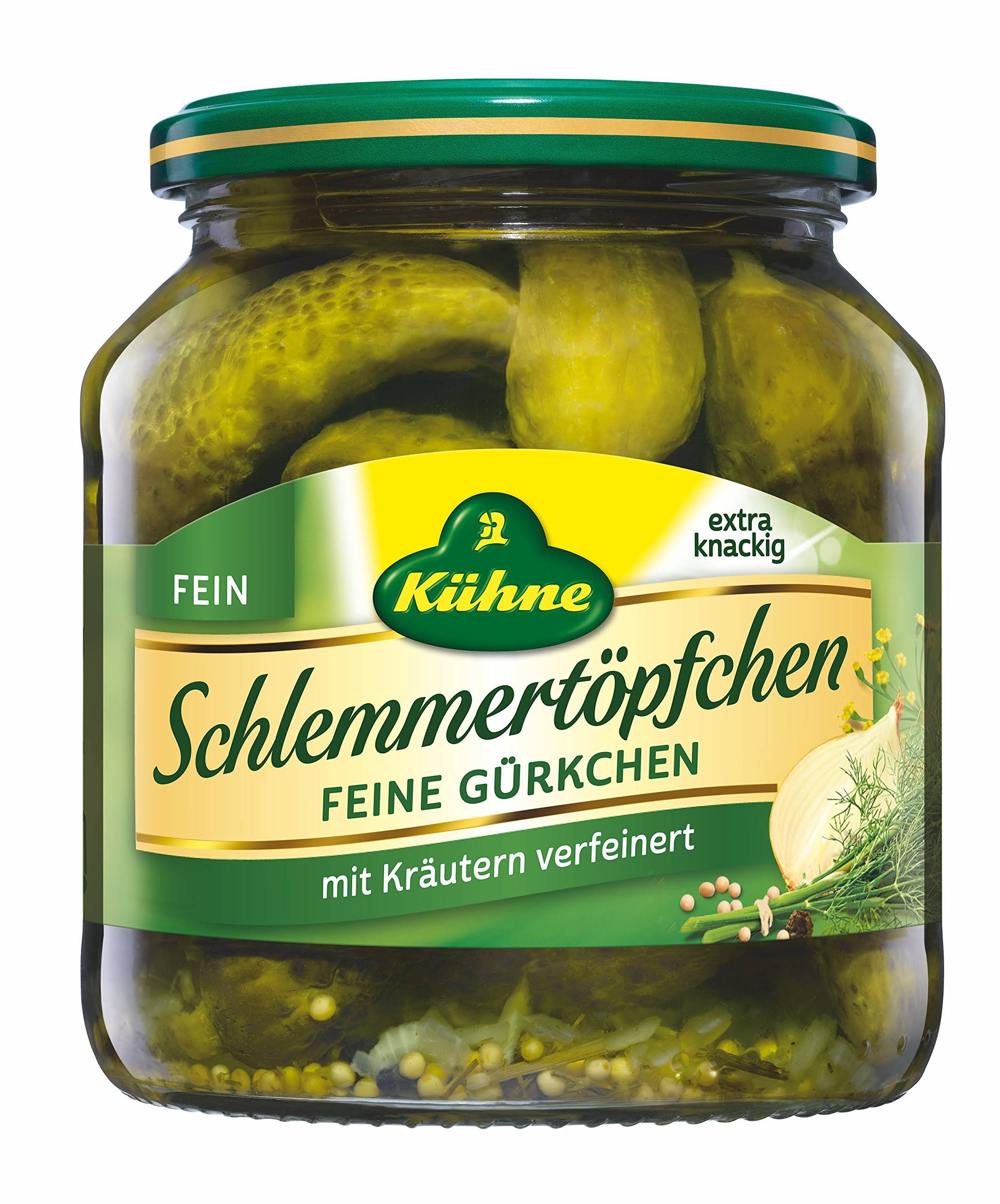 Kühne Small Pickles with Fine Herbs 530g