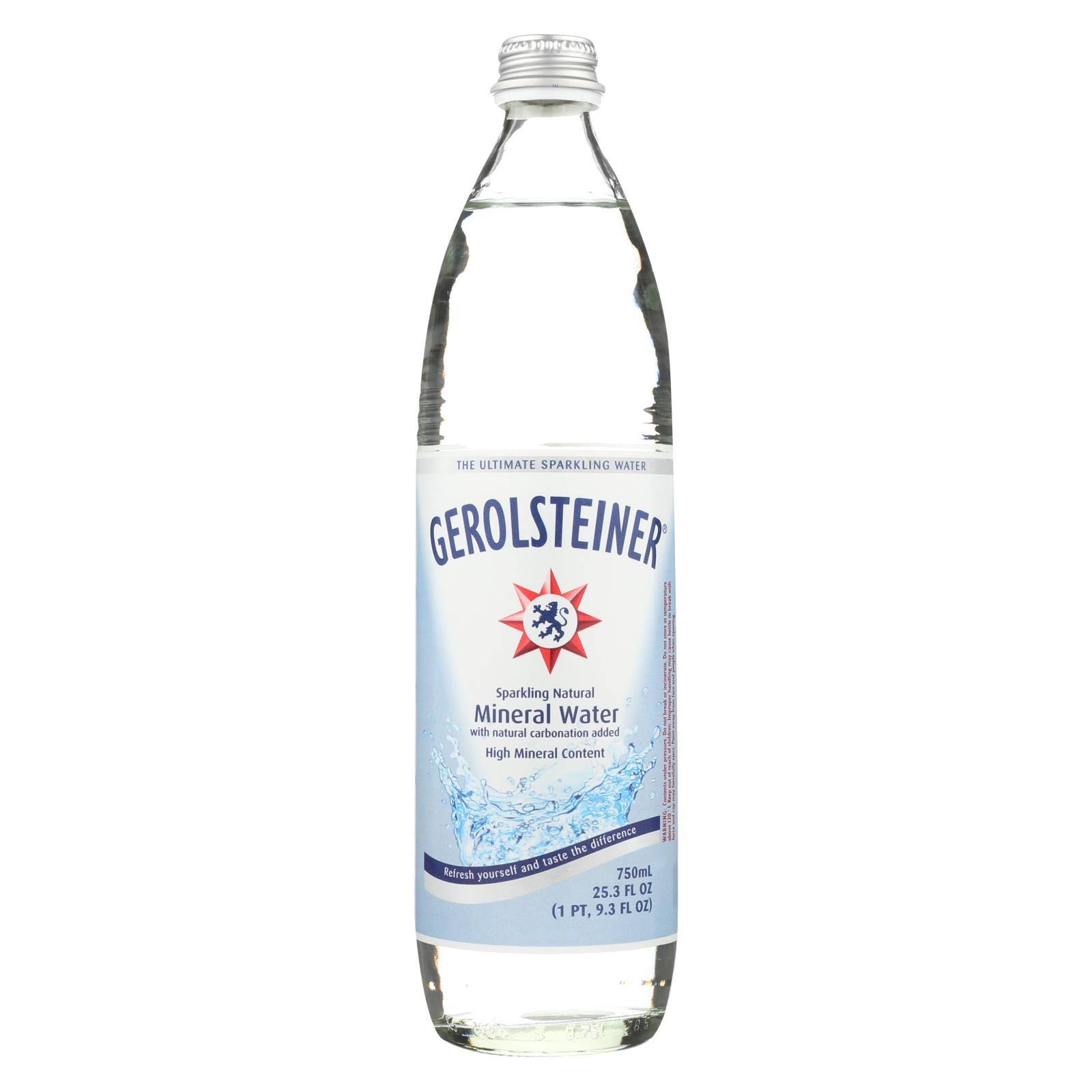 Gerolsteiner Sparkling Mineral Water - 750ml