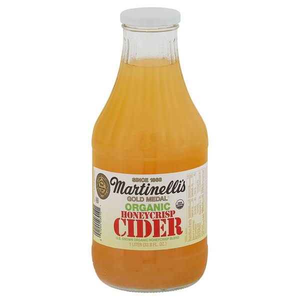 Martinelli's Cider, Organic, Honeycrisp - 33.8 fl oz