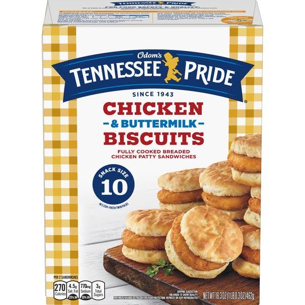 Odom's Tennessee Pride Chicken & Buttermilk Biscuits Sandwiches