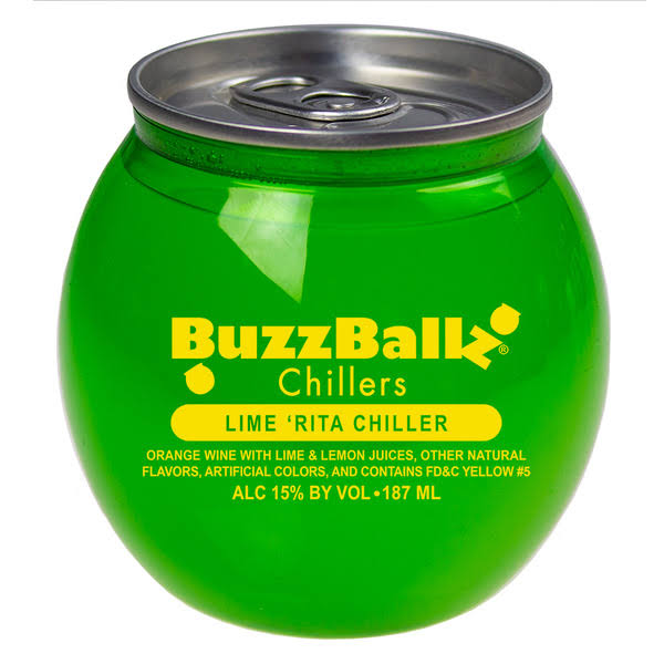 Buzzballz Chillerz Lime Rita Chiller Cocktail - 187ml