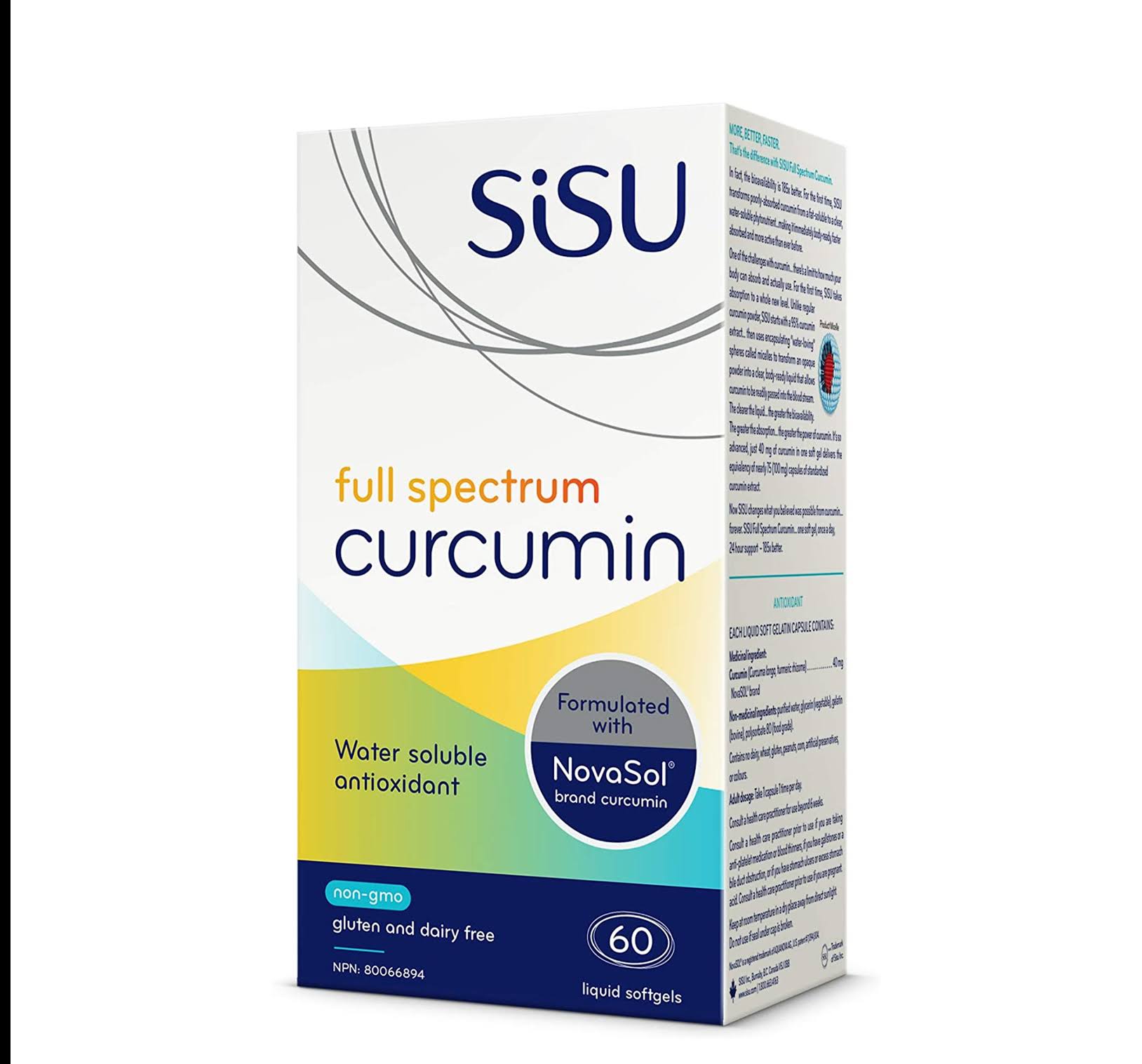 SISU Full Spectrum Curcumin (60 Softgels)