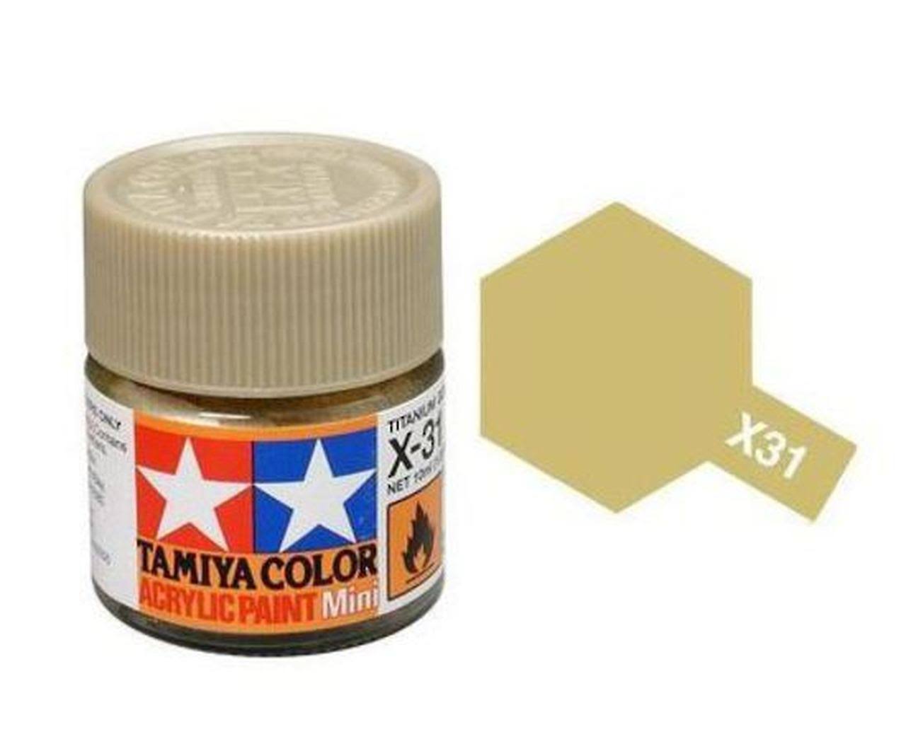 Tamiya - X-31 Acrylic Mini Titan Gold
