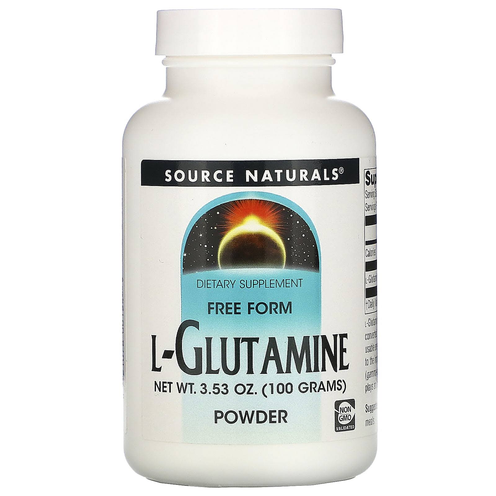Source Naturals L Glutamine Dietary Supplement - 3.53oz