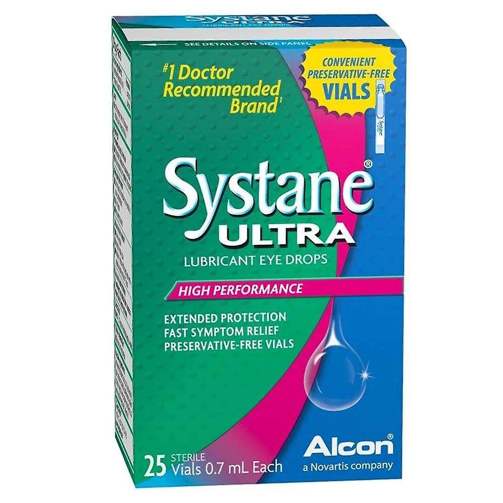 Systane Ultra High Performance Lubricant Eye Drops - 25 Sterile Vials