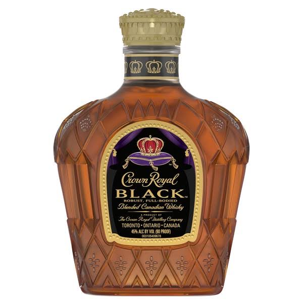 Crown Royal Black Canadian Whisky 375ml Bottle