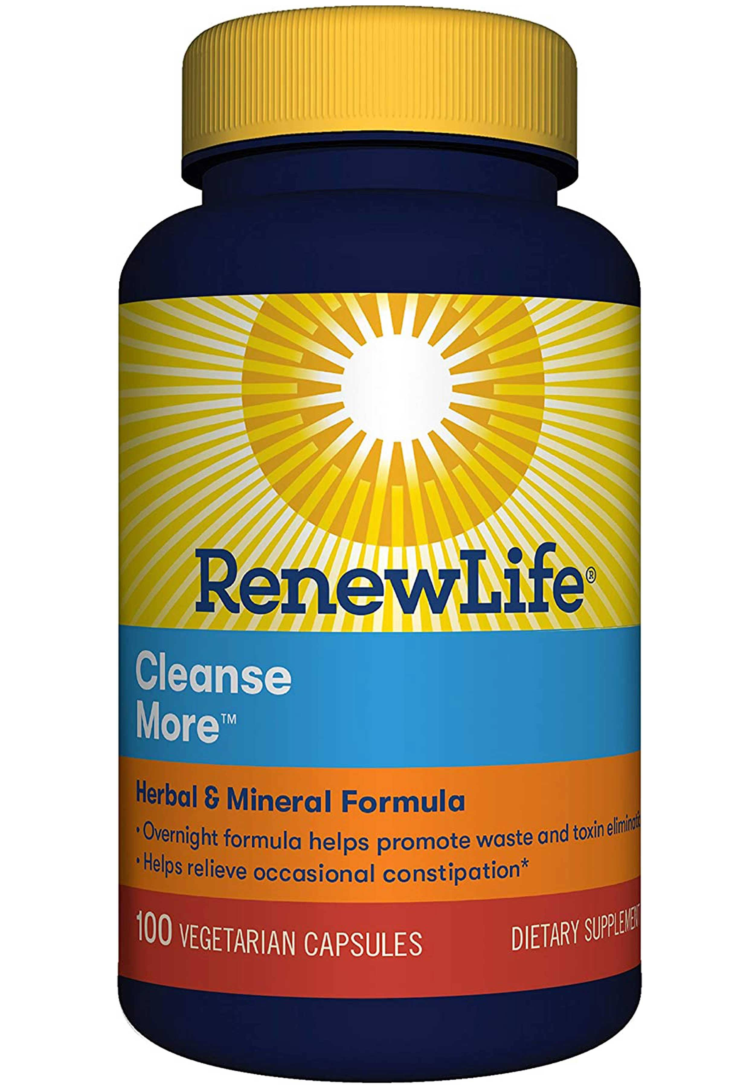 Renew Life Cleanse More Supplement - 100 Veggie Capsules