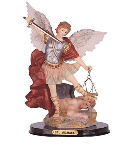 GSC 12 Inch Saint Michael The Archangel Holy Figurine Religious Decoration