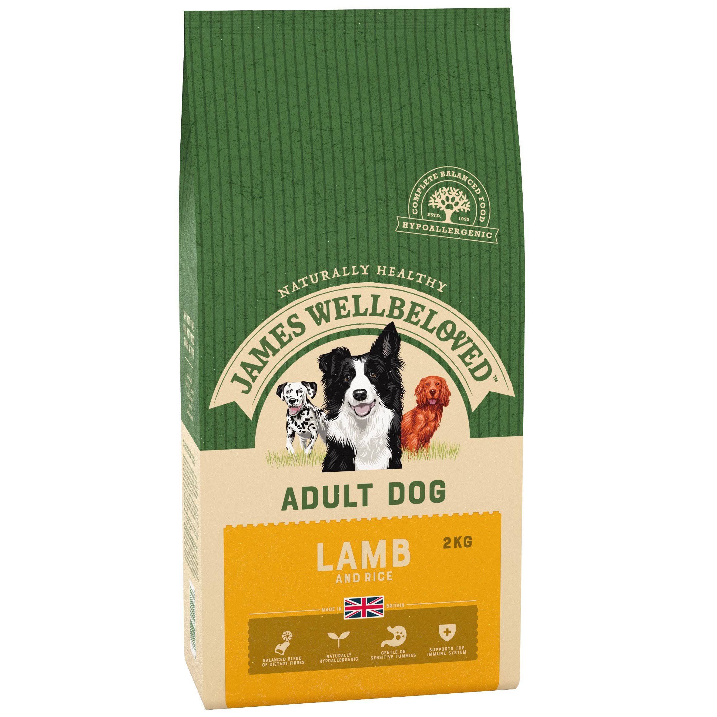 James Wellbeloved Adult Lamb And Rice Kibble - 2kg