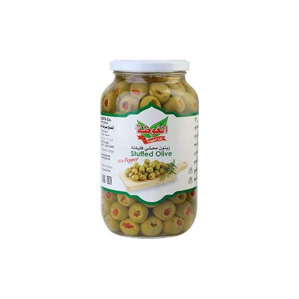 Al Gota Stuffed Olives with Pepper - 1300 G