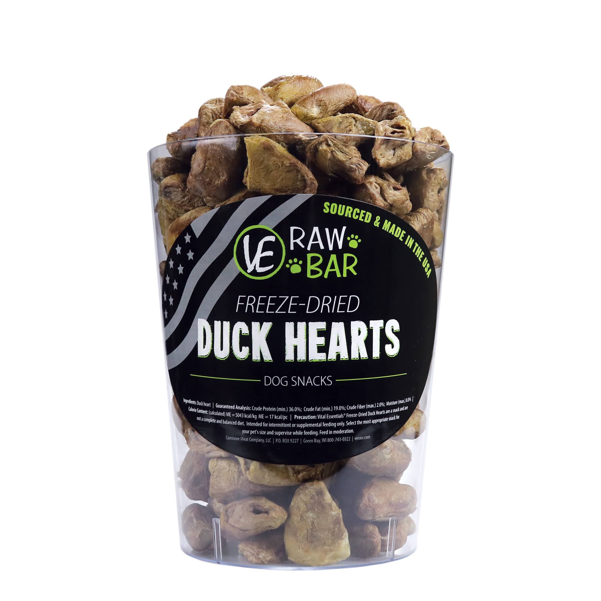 Vital Essentials - Raw Bar Freeze-Dried Duck Hearts