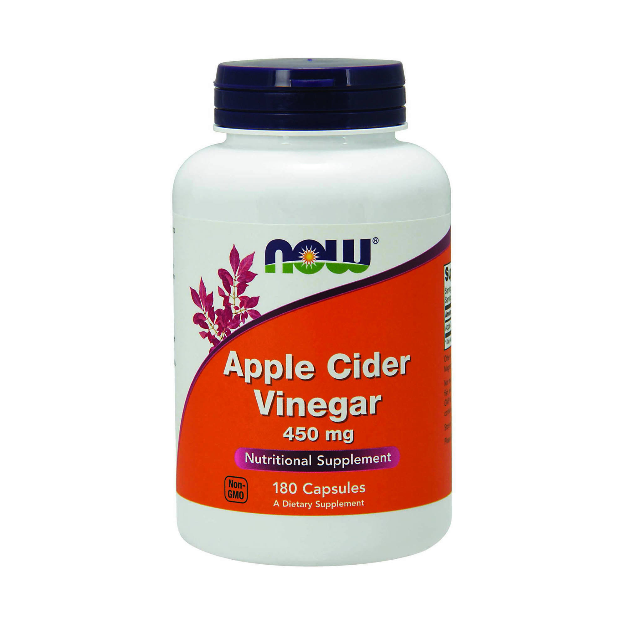 Now Foods Apple Cider Vinegar - 450mg, 180 Capsules