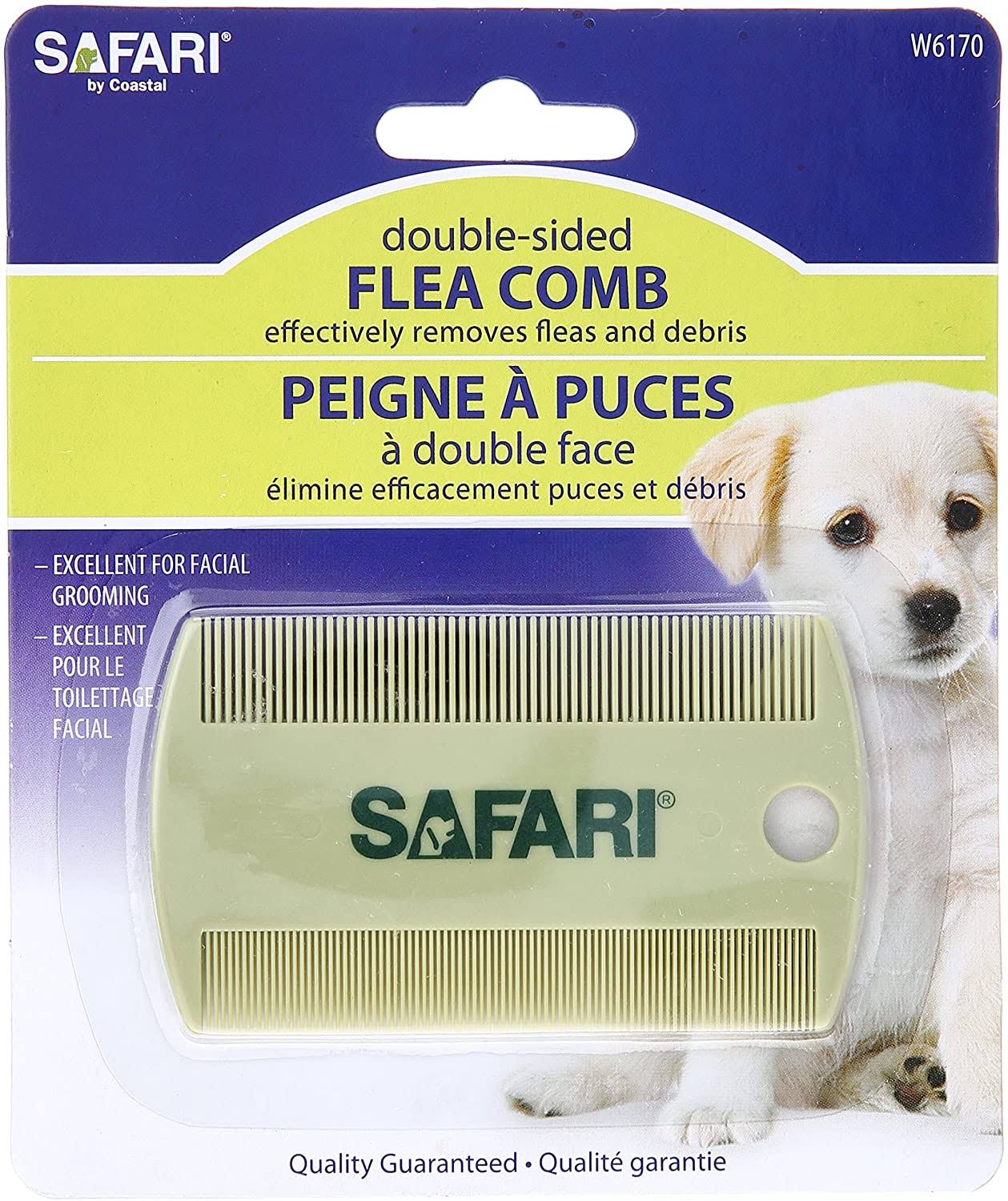 Coastal Pet Safari Double-Sided Dog Flea Comb