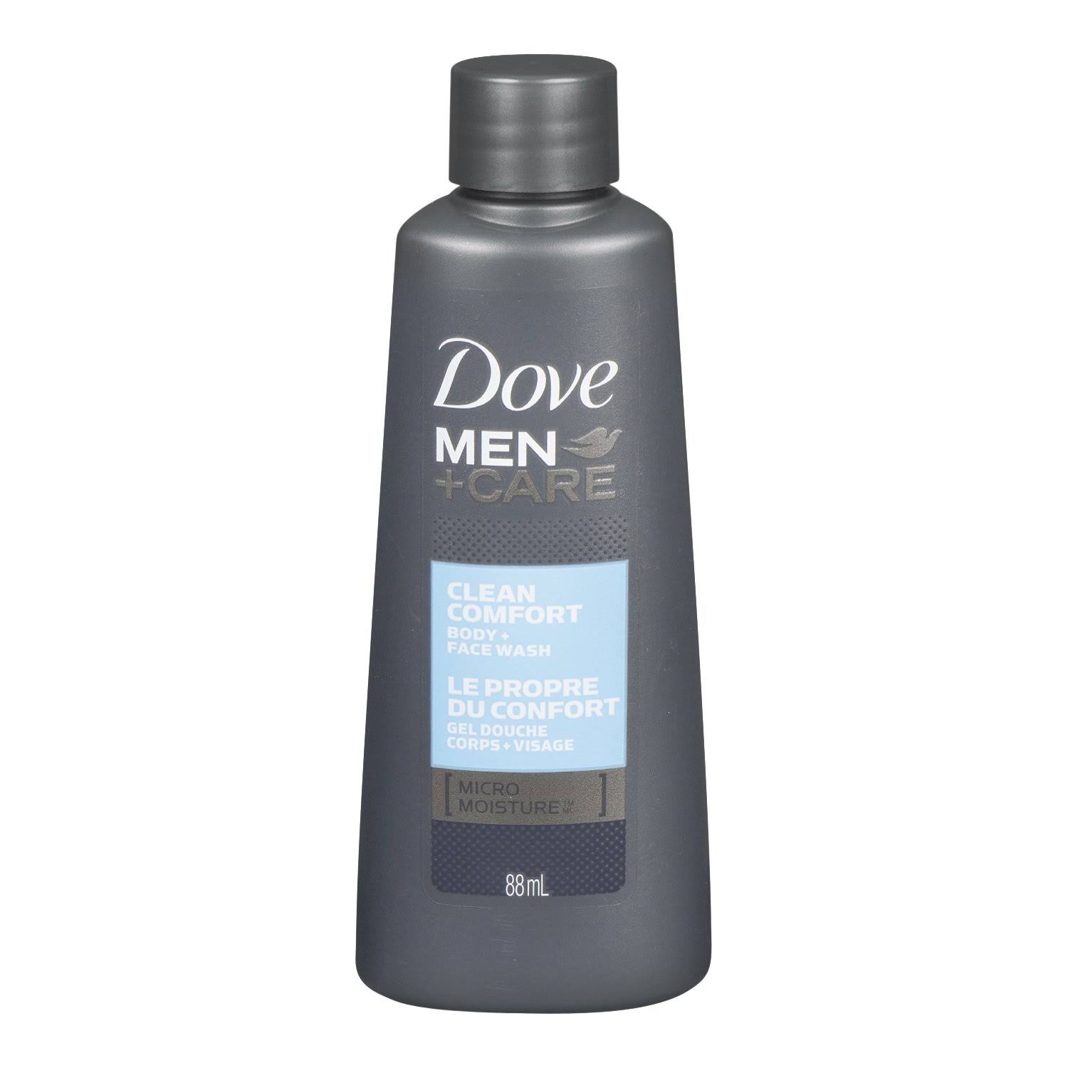 Dove Men Care Clean Comfort Body and Face Wash - 88ml