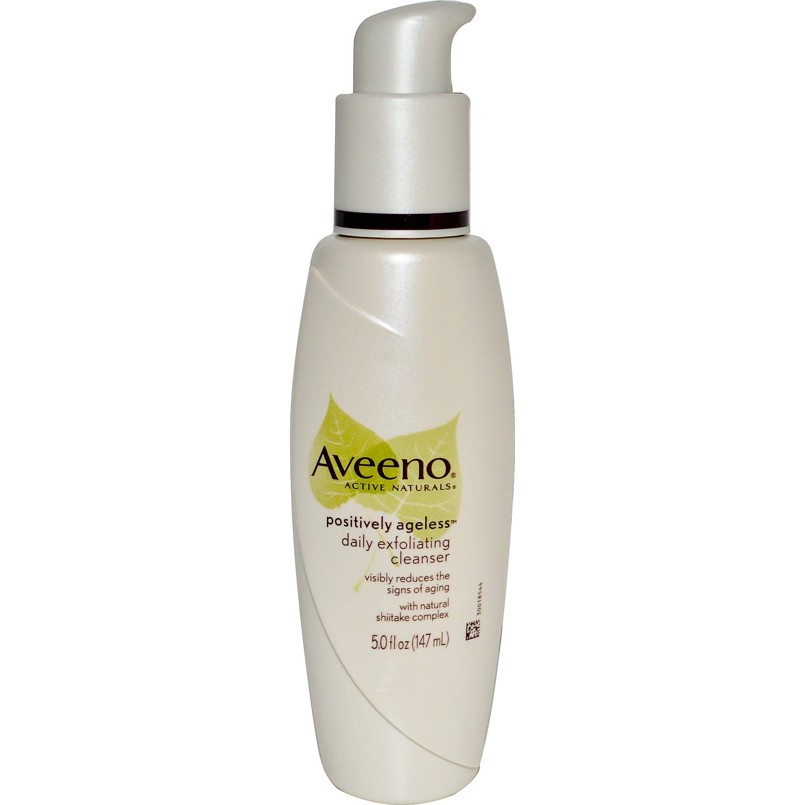 Aveeno Positively Ageless Daily Exfoliating Cleanser With Natural Shiitake Complex - 5 oz