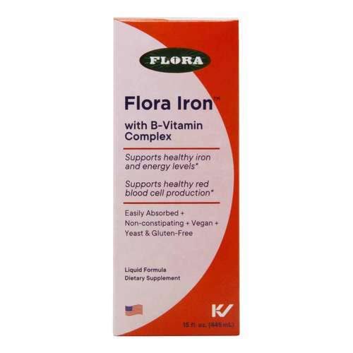 Flora Iron with B-Vitamin Complex - 15 fl oz (445 ml)