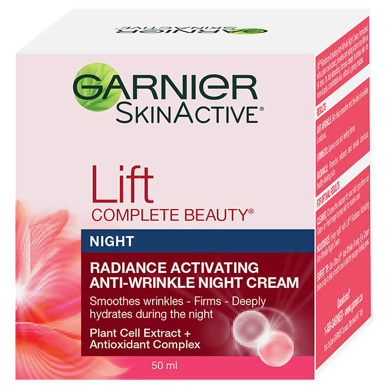 Garnier Skin Naturals Lift Night Anti Wrinkle Firming Cream - 50ml