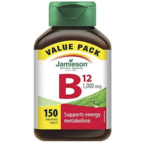 Jamieson Vitamin B12 Supplement - 1,000mcg, 150 Tablets