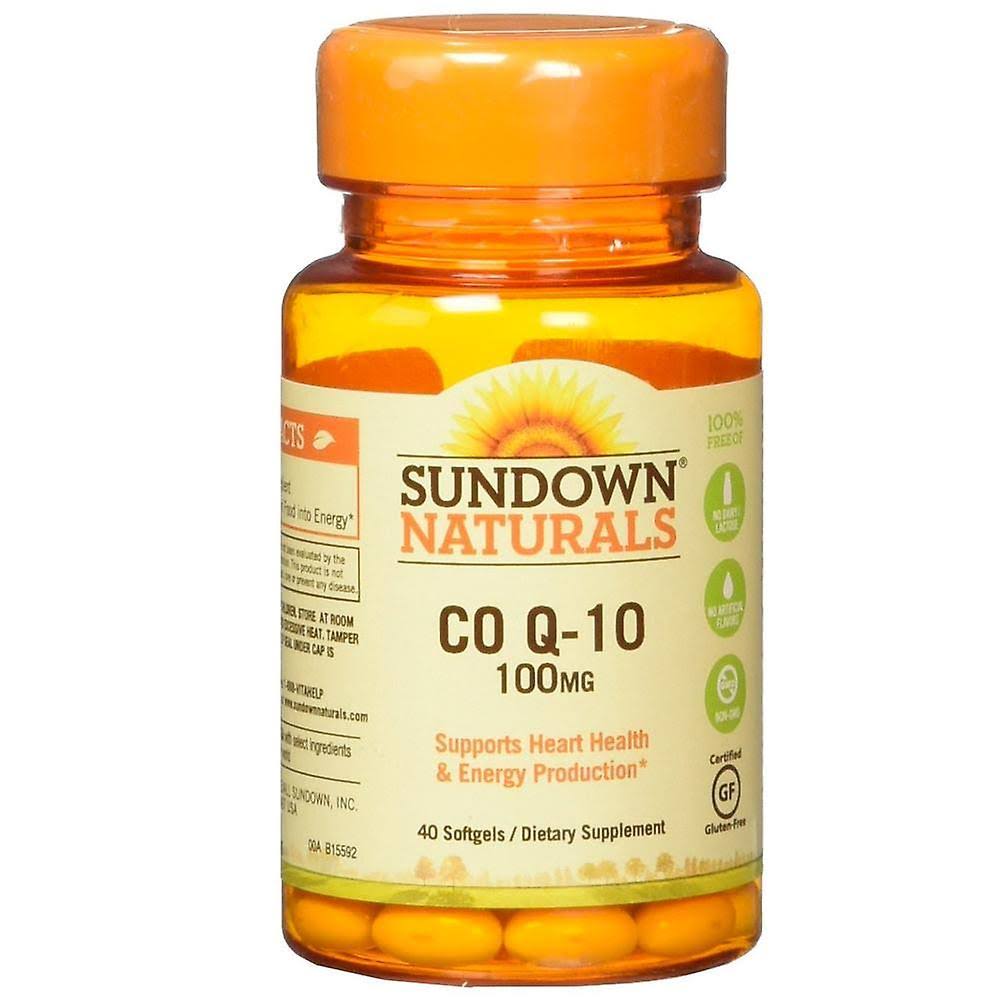 Sundown Naturals Co Q-10 100mg Softgels - x40