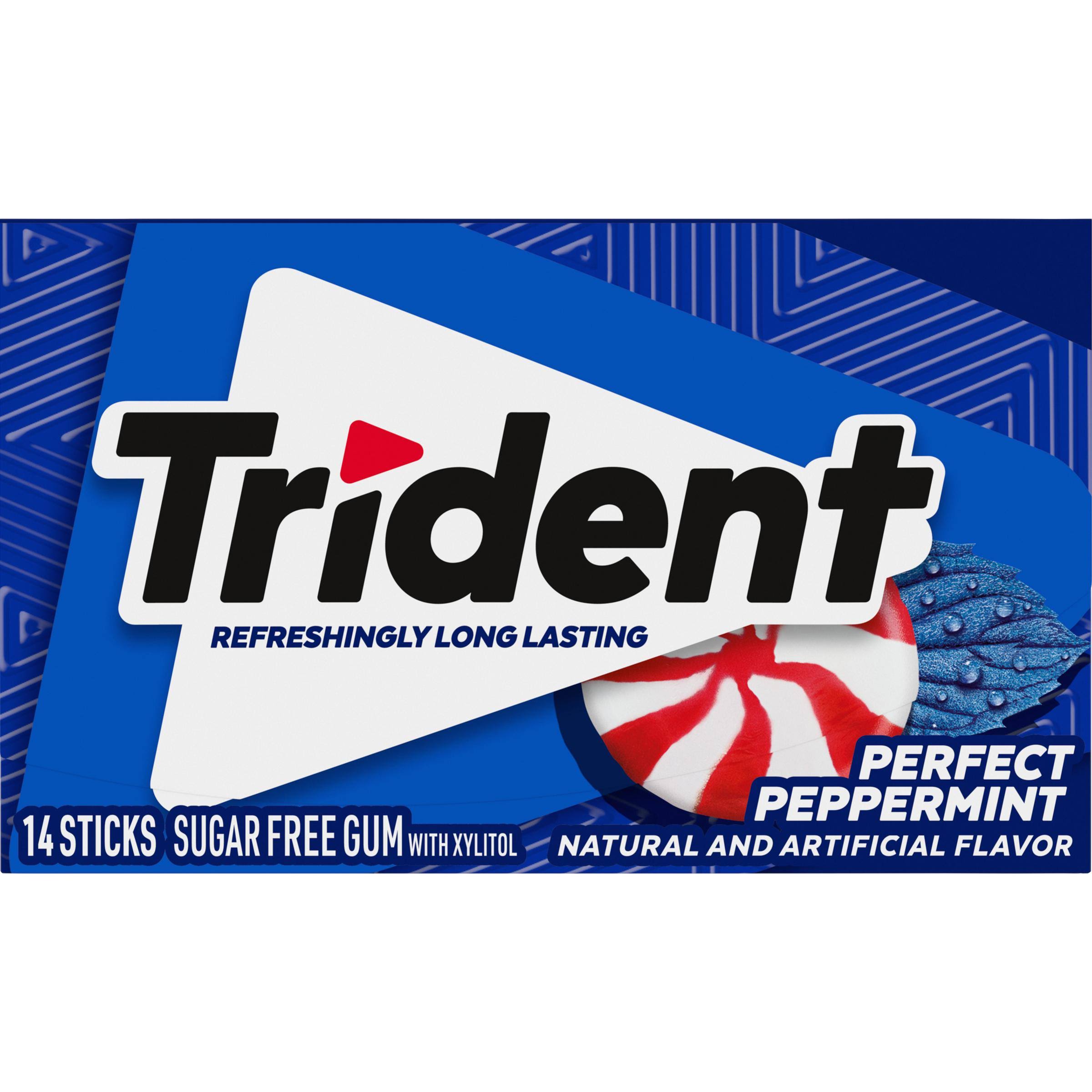 Trident Perfect Peppermint Sugar-Free Gum - 18pc
