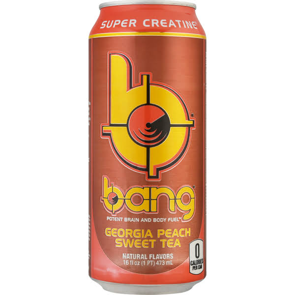 Bang Sweet Tea, Georgia Peach, Super Creatine - 16 fl oz