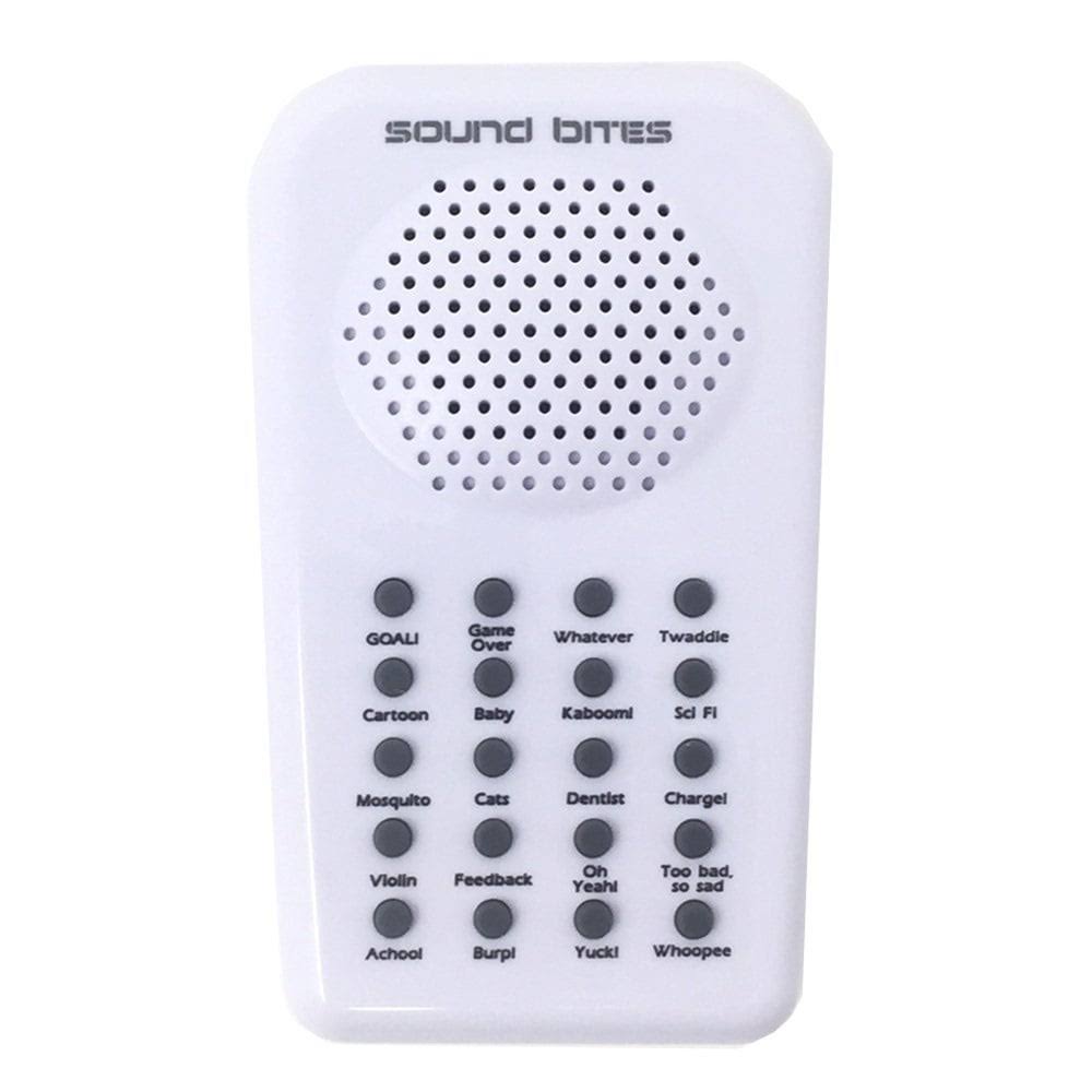 Westminster Electronic Sound Bites 2.0, Handheld Sound Effect Machine, White