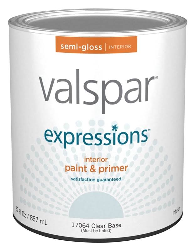 Valspar Expressions Latex Paint - Clear, 1gal