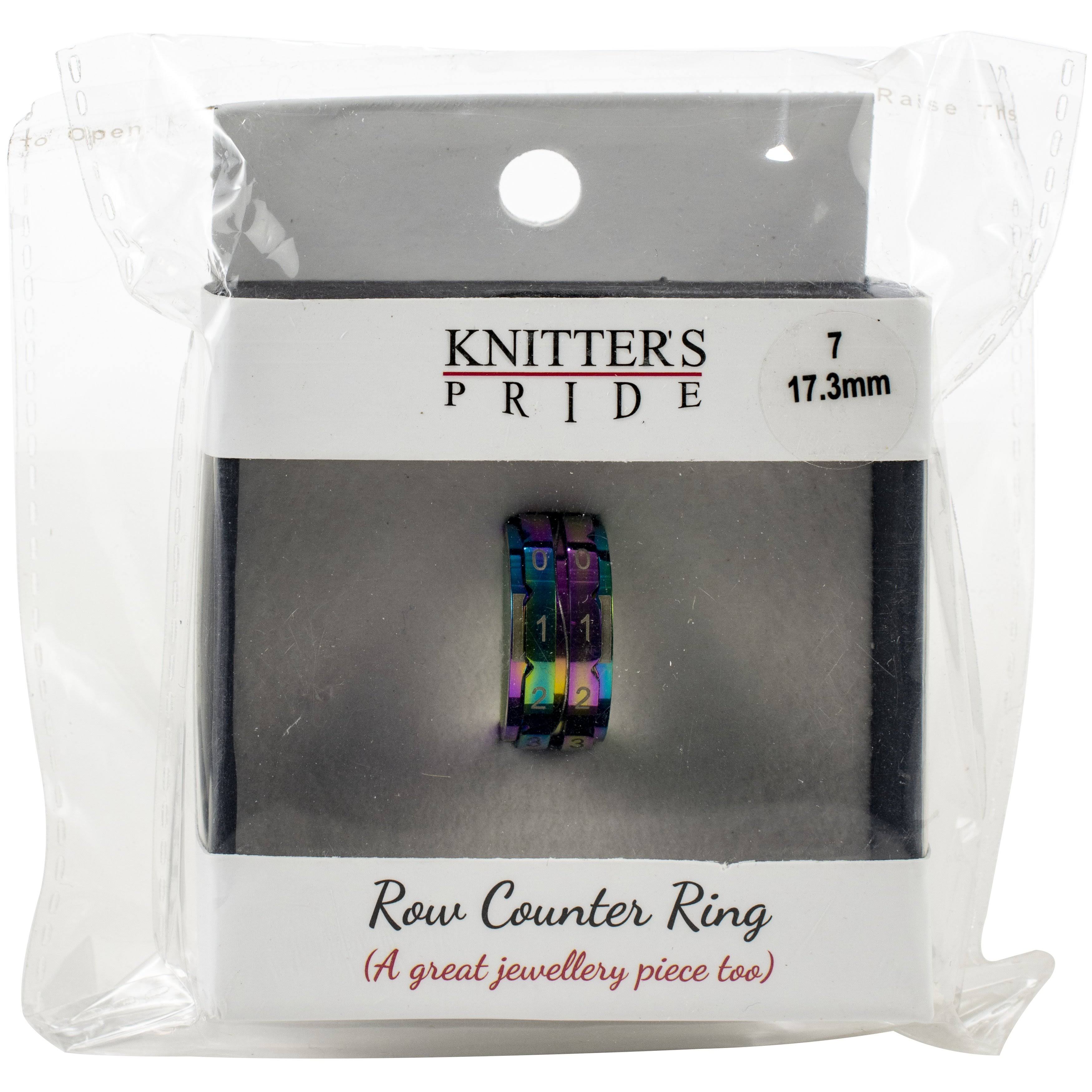 Knitter's Pride Rainbow Row Counter Ring-Size 7: 17.3mm Diameter