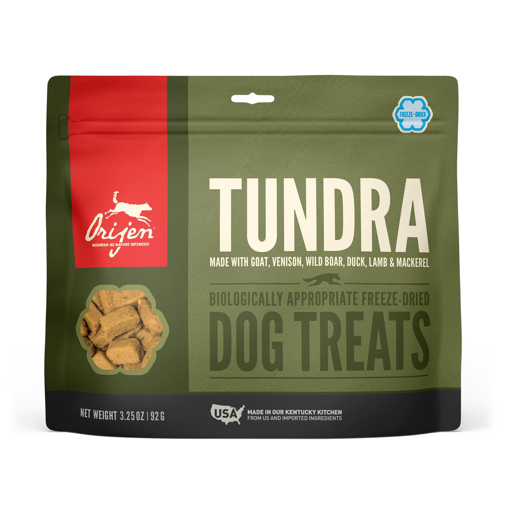 Orijen Tundra Freeze Dried Dog Treats 92g