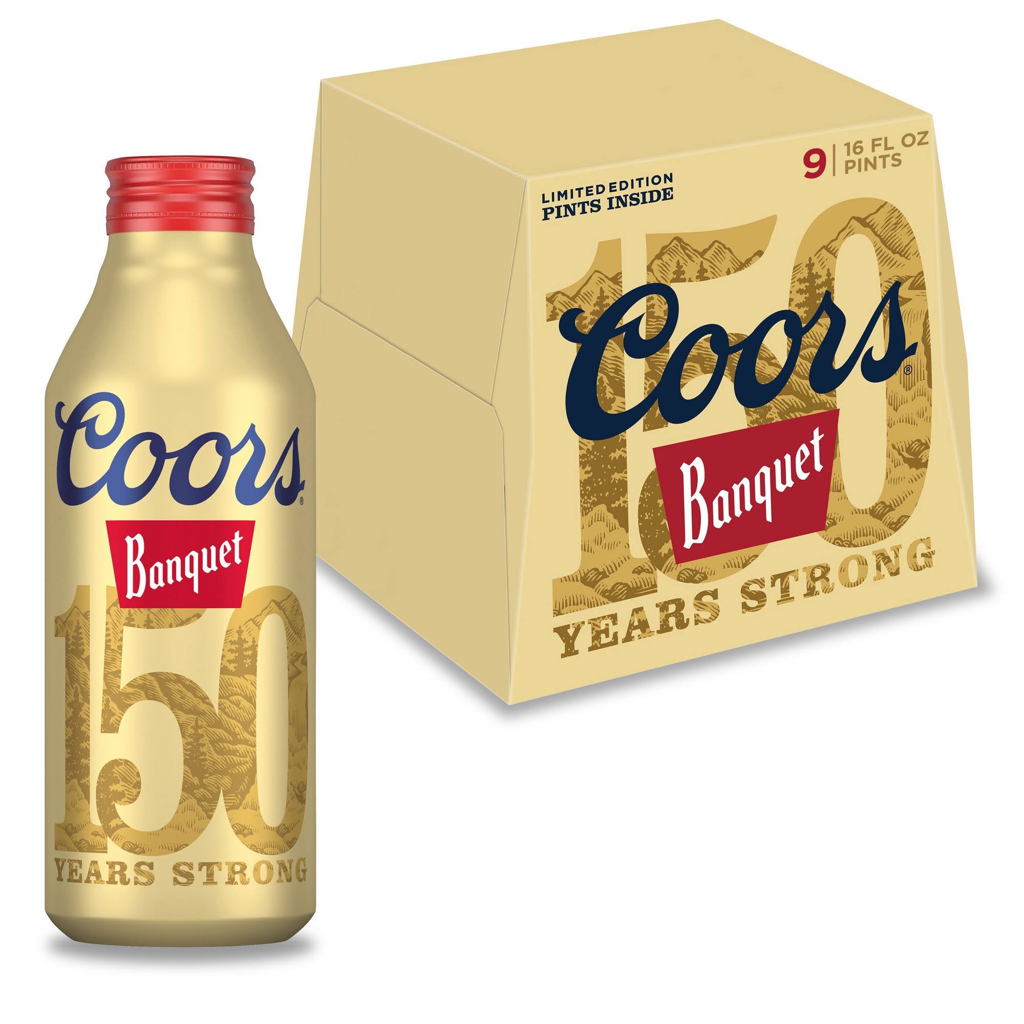 Coors Banquet Beer - 16oz, 9pk