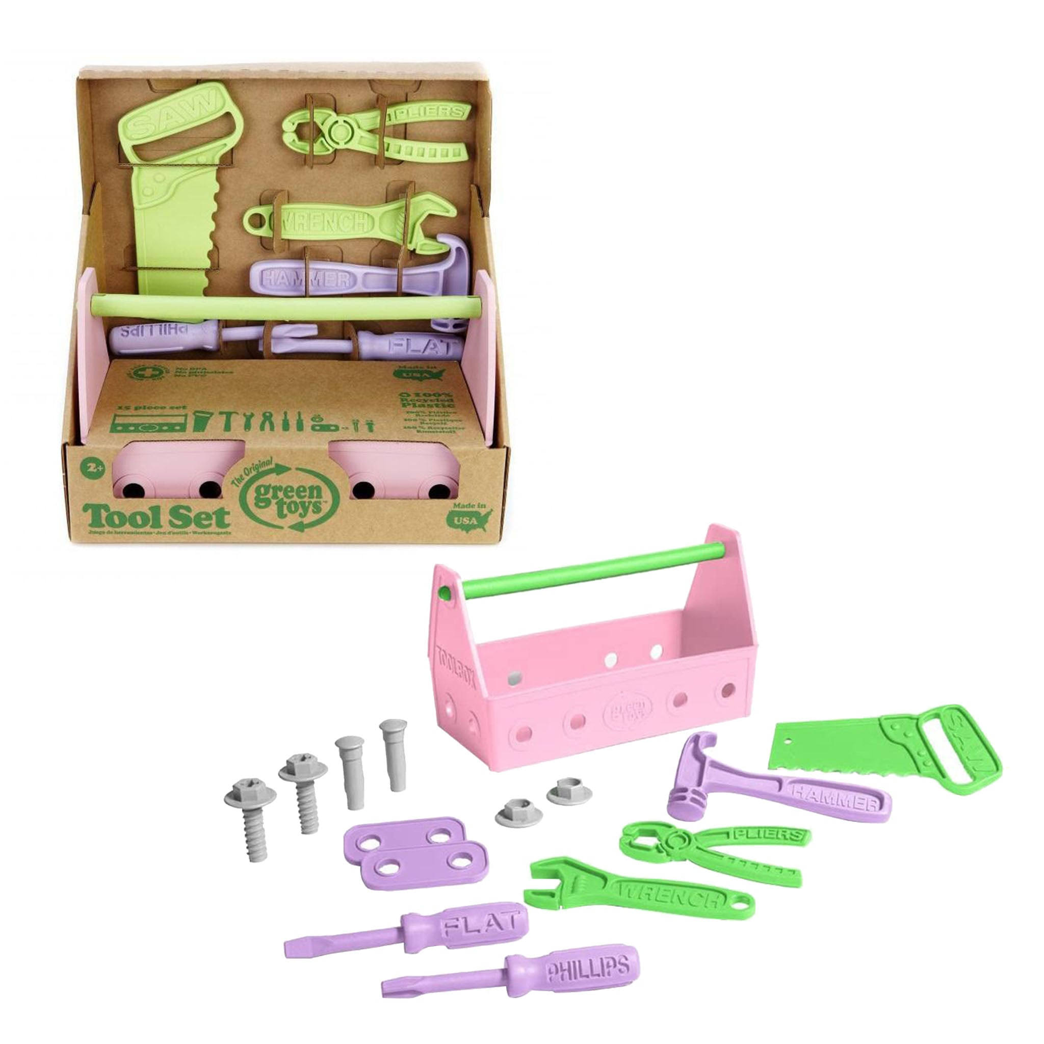 Green Toys - Pink Tool Set