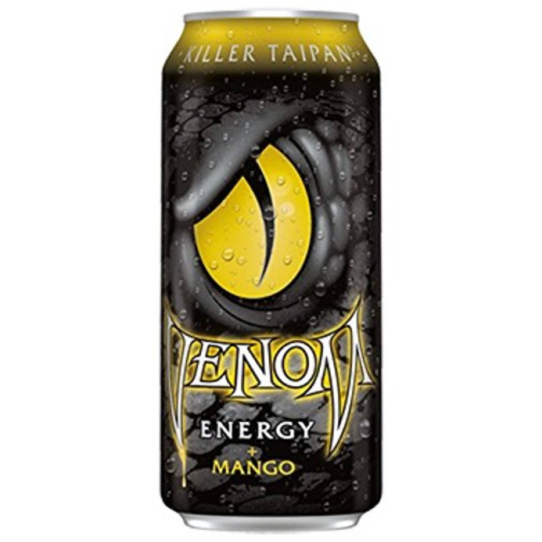 Venom Energy Drink, Killer Taipan, Mango Flavored - 16 fl oz