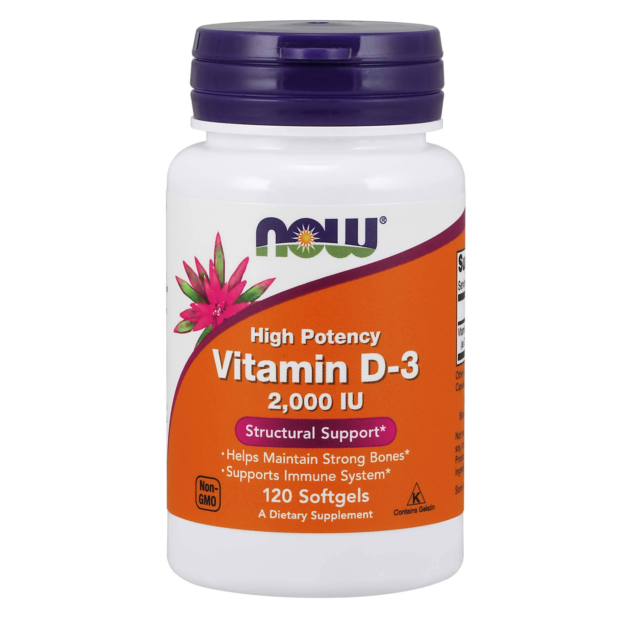 Now Foods Vitamin D-3 5000 IU - 120 Softgels