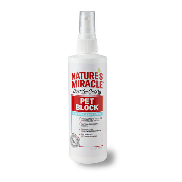 Nature's Miracle Pet Block Cat Repellent Spray - 8oz