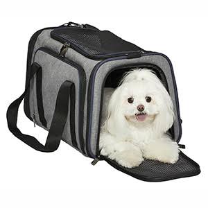 Midwest Homes for Pets Duffy Expandable Pet Carrier Grey