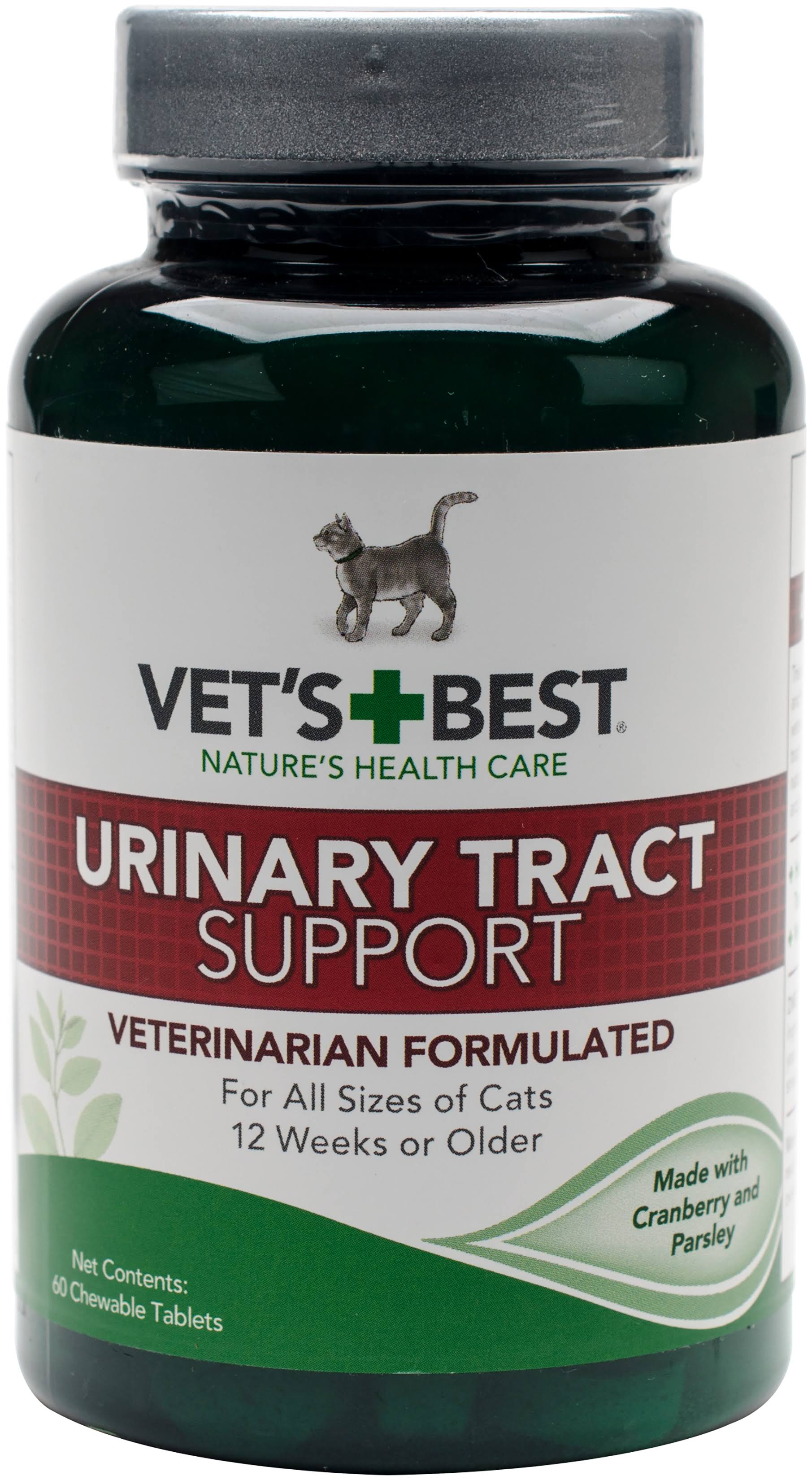 Vet's Best Feline Urinary Tract Support Tablets - 60 Chewable Tablets