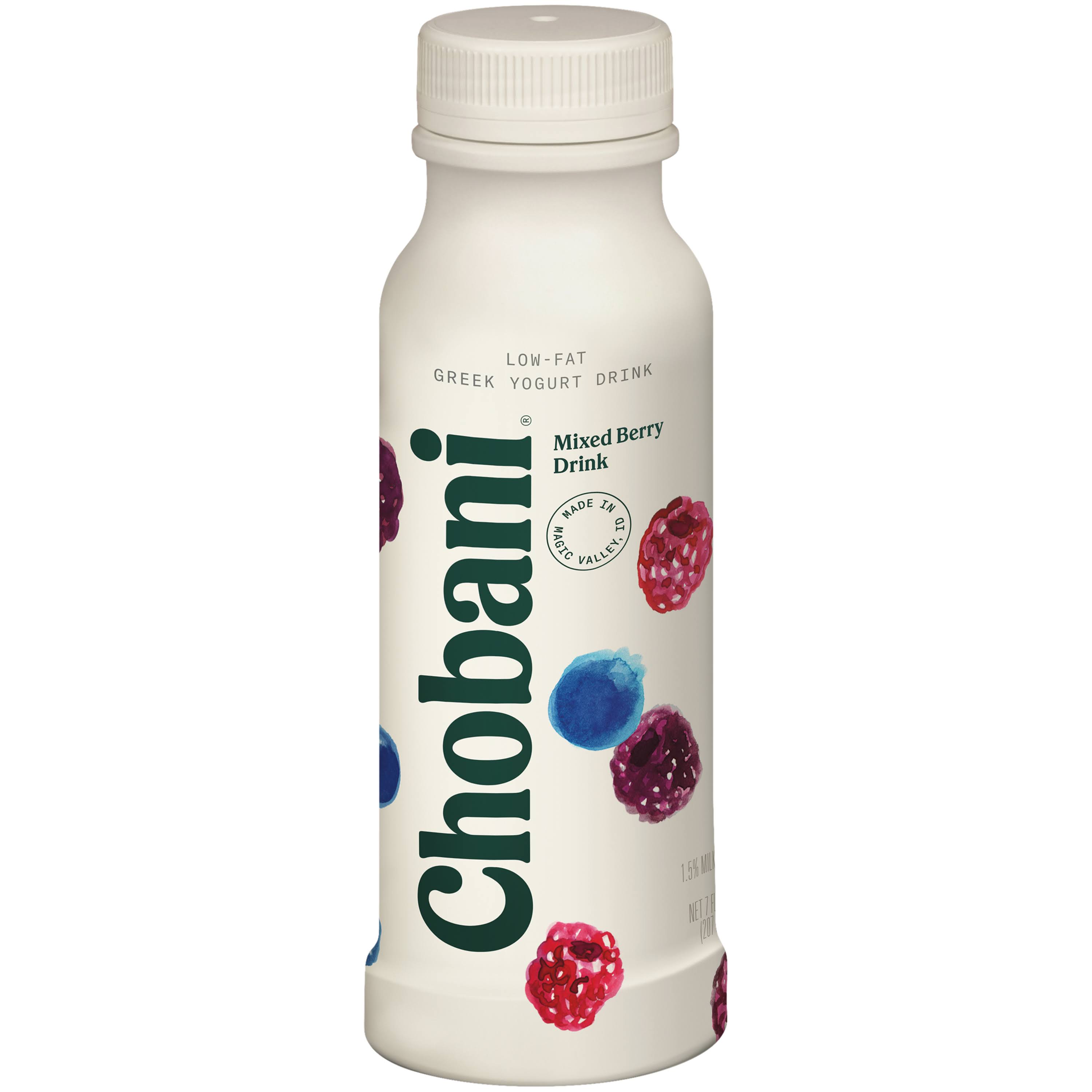 Chobani Mixed Berry Low-Fat Greek Yogurt Drink - 7 fl oz