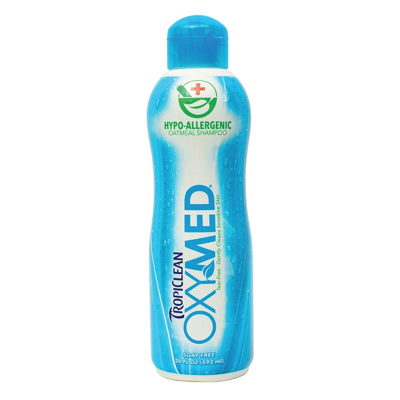 TropiClean OxyMed Hypo-Allergenic Oatmeal Pet Shampoo