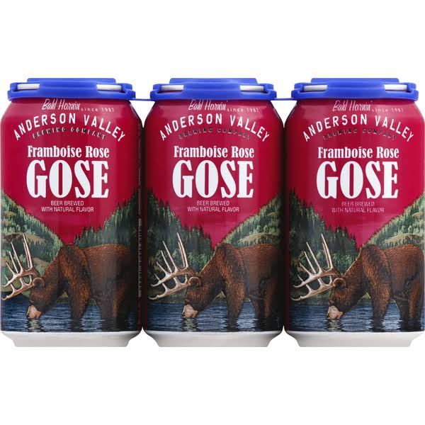 Anderson Valley Beer, Framboise Rose Gose - 6 pack, 12 fl oz